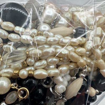 Beaded and Pearl Necklace Lot - Costume Jewelry