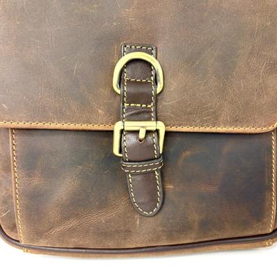 Men’s Visconti Leather Messenger Bag
