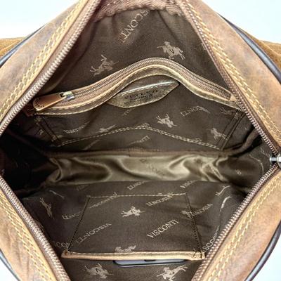 Men’s Visconti Leather Messenger Bag