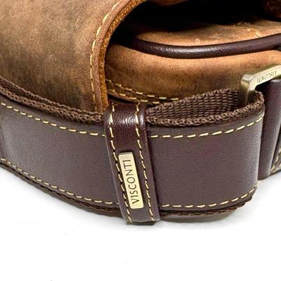 Men’s Visconti Leather Messenger Bag