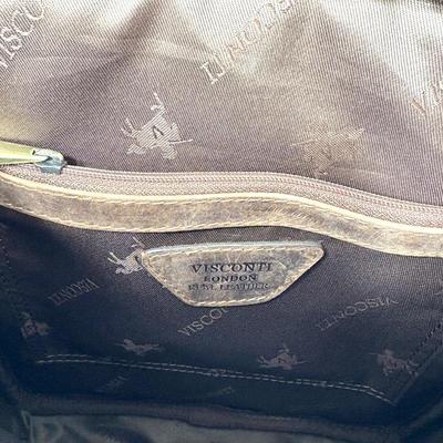 Men’s Visconti Leather Messenger Bag