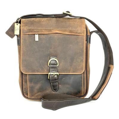 Men’s Visconti Leather Messenger Bag