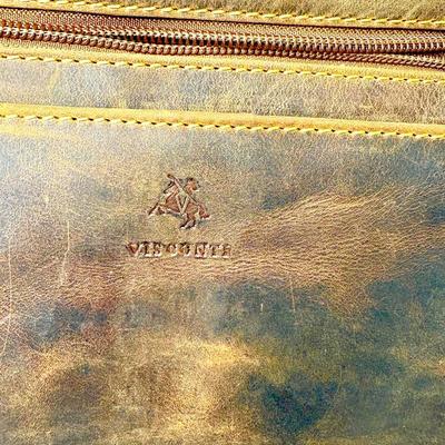Men’s Visconti Leather Messenger Bag
