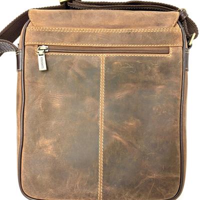 Men’s Visconti Leather Messenger Bag