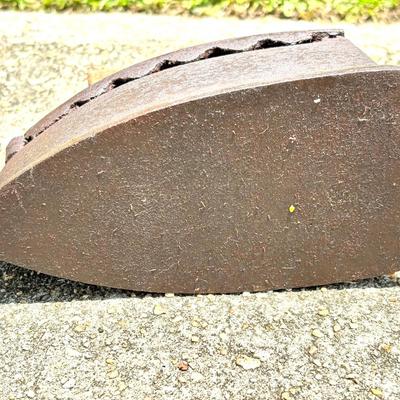 Vintage Cast Iron Clothing Iron and Tea Kettle