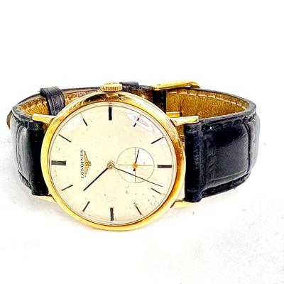 Vintage Longines 14K Gold Windup Mechanical Watch