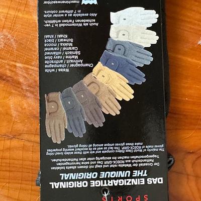 3 Pairs of New Gloves – 2 Leather Work Gloves & 1 Equestrian/Utility Pair
