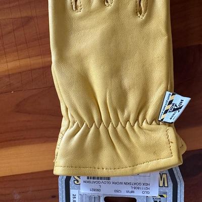 3 Pairs of New Gloves – 2 Leather Work Gloves & 1 Equestrian/Utility Pair