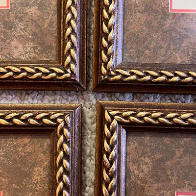 Four Framed Heraldry Prints (BD-RG)