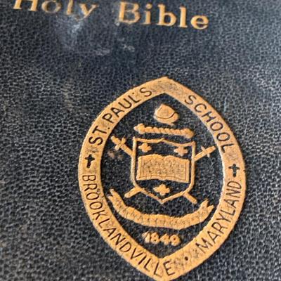 Antique Leather Bound Bible