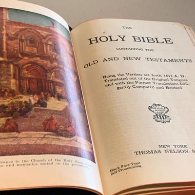 Antique Leather Bound Bible