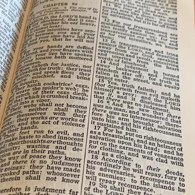 Antique Leather Bound Bible