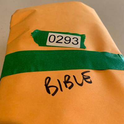 Antique Leather Bound Bible