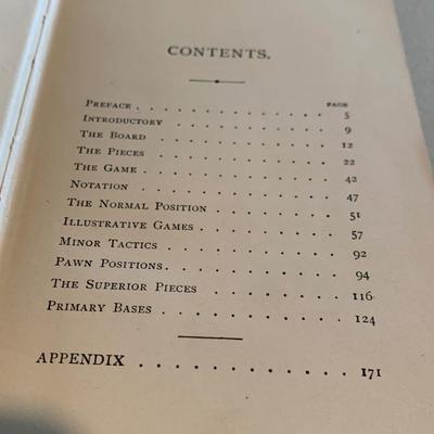 1899 Chess Strategy Hardback