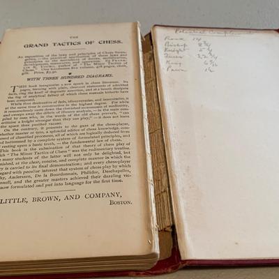 1899 Chess Strategy Hardback
