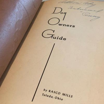 1955 Dog Owners Guide - Illustrated