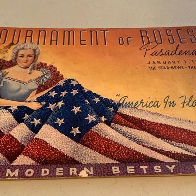 1941 Rose Bowl Parade Illustrated Guide Tournament of Roses