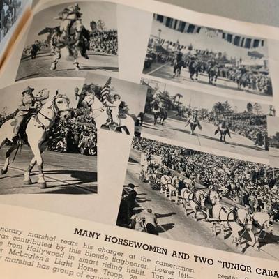 1941 Rose Bowl Parade Illustrated Guide Tournament of Roses