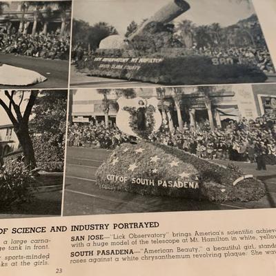 1941 Rose Bowl Parade Illustrated Guide Tournament of Roses