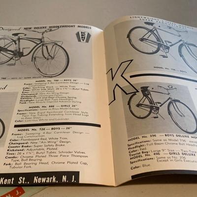 1960s Kent Bicycles Catalog