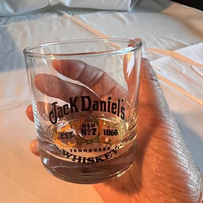 Anheuser Busch Mirror Sign, Jack Daniel’s Labels Plus Glasses & Trav-L-Bar (PB-RG)