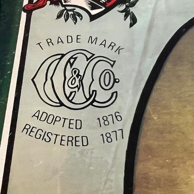 Anheuser Busch Mirror Sign, Jack Daniel’s Labels Plus Glasses & Trav-L-Bar (PB-RG)