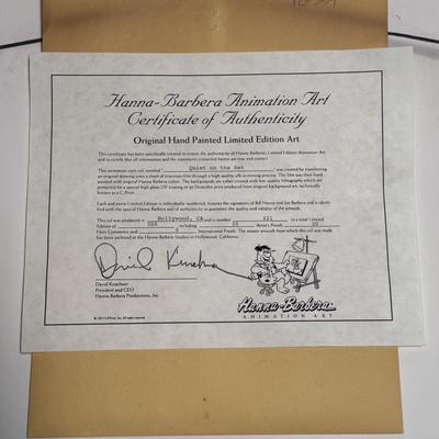 “Quiet on the Set” Hanna-Barbera Cel (2-DZ)