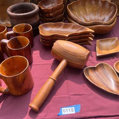 Vintage Wooden Ware Lot
