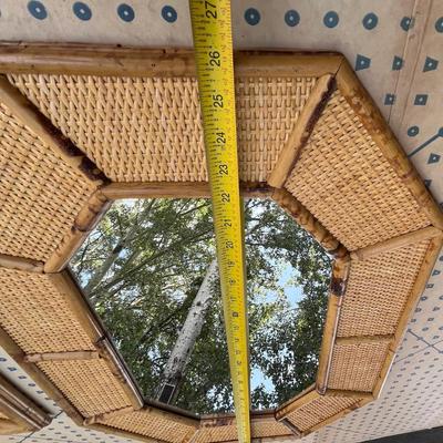 Vintage Rattan Mirrors