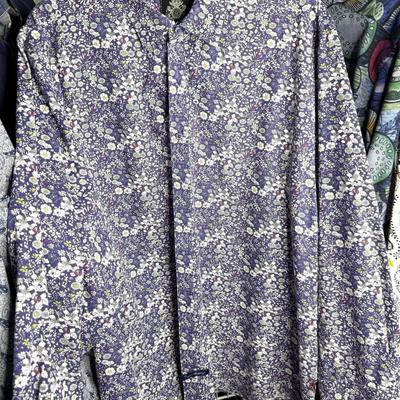 Men’s Size Large Oxford Shirt Lot - Ralph Lauren, English Laundry, Robert Graham, and More - 48 shirts