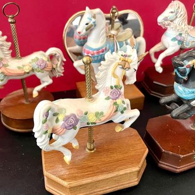 Decorative Carousel Horses Lot