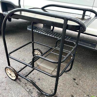 Outdoor Table / Organizer On Wheels