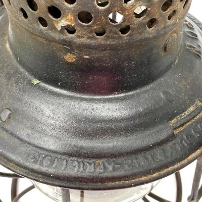The Adams & Westlake Co. "ADLAKE" Rail Road Lantern - New York, Chicago, Phila.