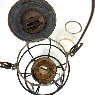 The Adams & Westlake Co. "ADLAKE" Rail Road Lantern - New York, Chicago, Phila.