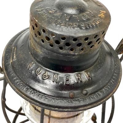 The Adams & Westlake Co. "ADLAKE" Rail Road Lantern - New York, Chicago, Phila.