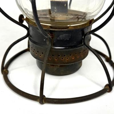 The Adams & Westlake Co. "ADLAKE" Rail Road Lantern - New York, Chicago, Phila.