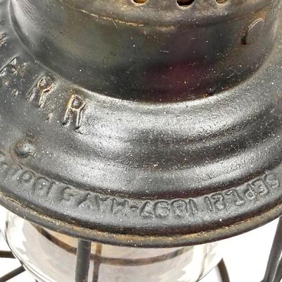 The Adams & Westlake Co. "ADLAKE" Rail Road Lantern - New York, Chicago, Phila.