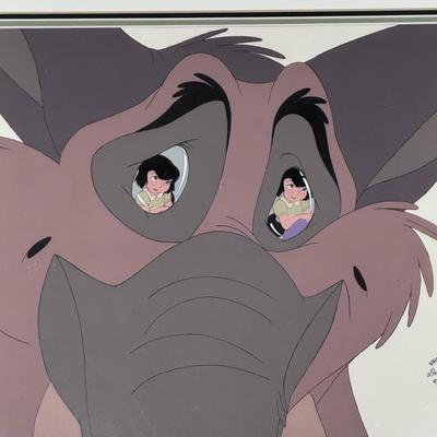 “Charlie with A.M in Eyes - All Dogs go to Heaven” Cel by Don Bluth (4-DZ)