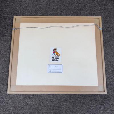 “Charlie with A.M in Eyes - All Dogs go to Heaven” Cel by Don Bluth (4-DZ)