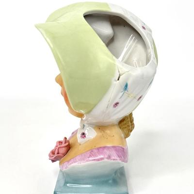 Vintage Lady Head Planter/Bud Vase - JAPAN