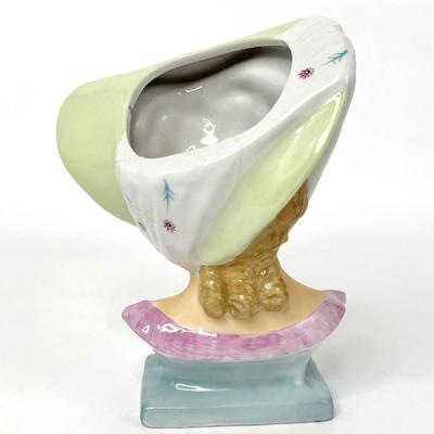 Vintage Lady Head Planter/Bud Vase - JAPAN