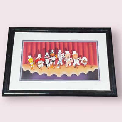 “Chorus Line” Warner Bro’s Cel by Friz Freleng (5-DZ)