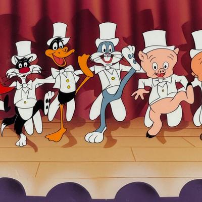 “Chorus Line” Warner Bro’s Cel by Friz Freleng (5-DZ)