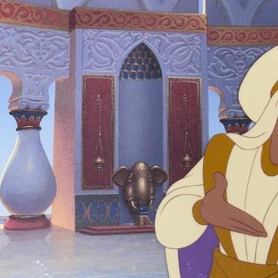 “Deception-Aladdin” Walt Disney Cel (1-DZ)