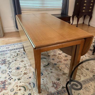 Maple wood mid century modern dining table (has matching chairs selling separately)