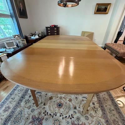 Maple wood mid century modern dining table (has matching chairs selling separately)