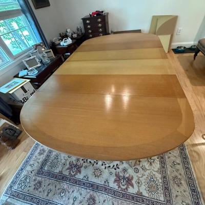 Maple wood mid century modern dining table (has matching chairs selling separately)
