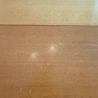 Maple wood mid century modern dining table (has matching chairs selling separately)