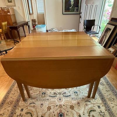 Maple wood mid century modern dining table (has matching chairs selling separately)