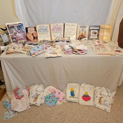 Applique, Iron On, Patterns & Baby Bibs (BD-JS)